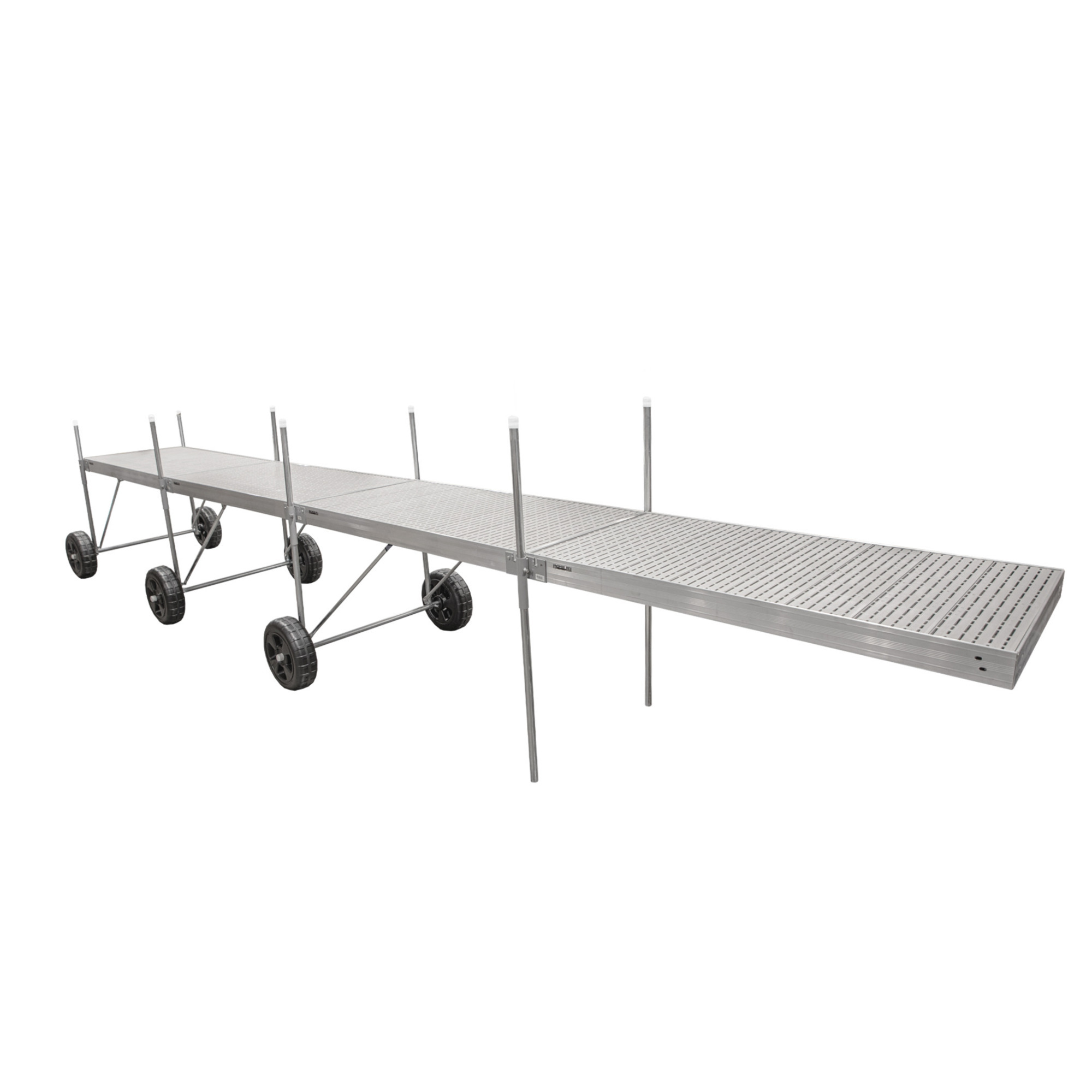 Tommy Docks Roll-In-Dock with Titan Decking - 32ft., Aluminum Frame, Polypropylene, Model# TD-50760